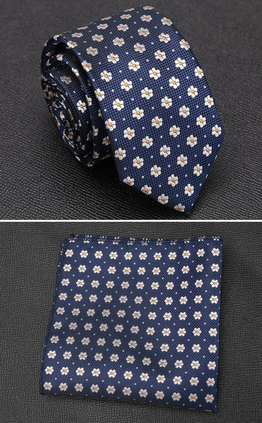 Men's Tie Korean Casual Polyester Silk Narrow Business Fashion
