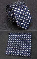 Men's Tie Korean Casual Polyester Silk Narrow Business Fashion