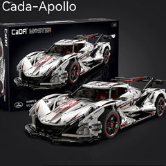 Apollo Sports Car Building Blocks Assembled Remote-control Automobile Toys