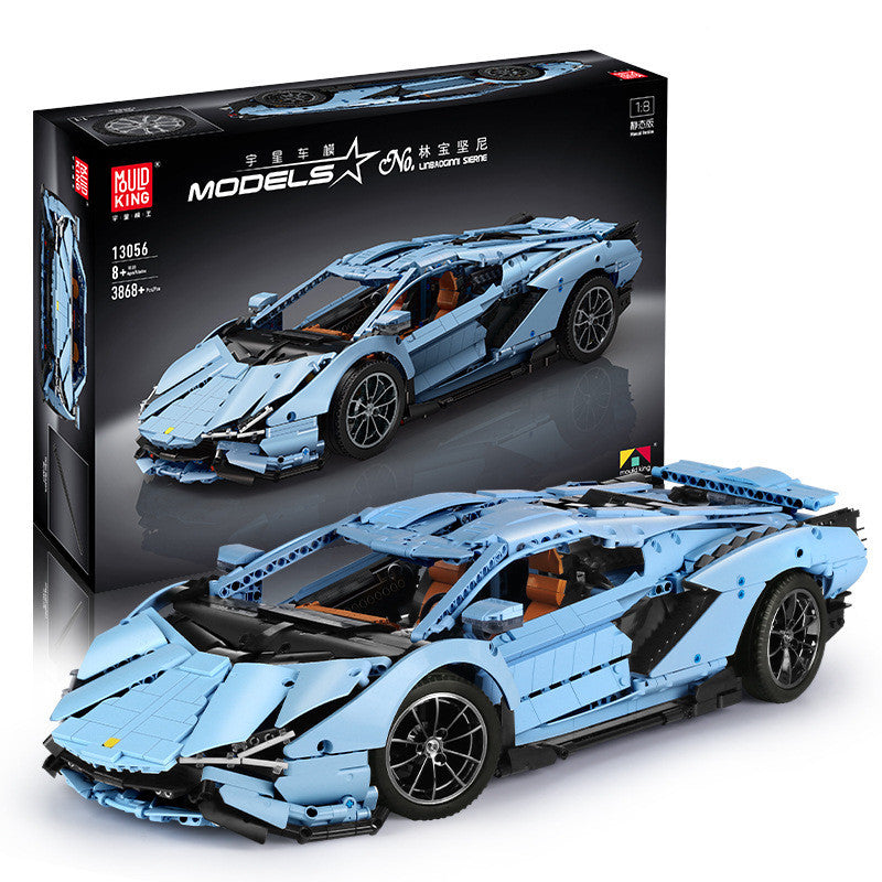 Technology Machinery Series Sports Car Assembled Building Blocks Toys